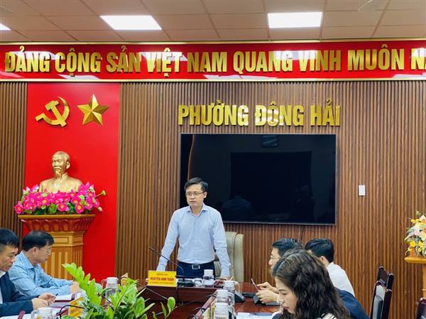 Ban Chỉ đạo bầu cử phường Đông Hải họp triển khai nhiệm vụ phục vụ ngày bầu cử