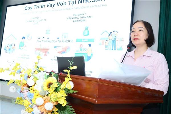 UBND phường Đông Hải tập huấn nghiệp vụ tín dụng chính sách năm 2026
