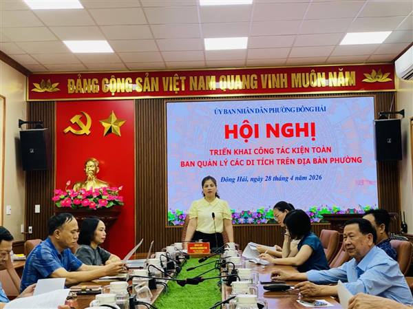 Đông Hải bàn giải pháp kiện toàn, nâng cao hiệu quả quản lý di tích trên địa bàn