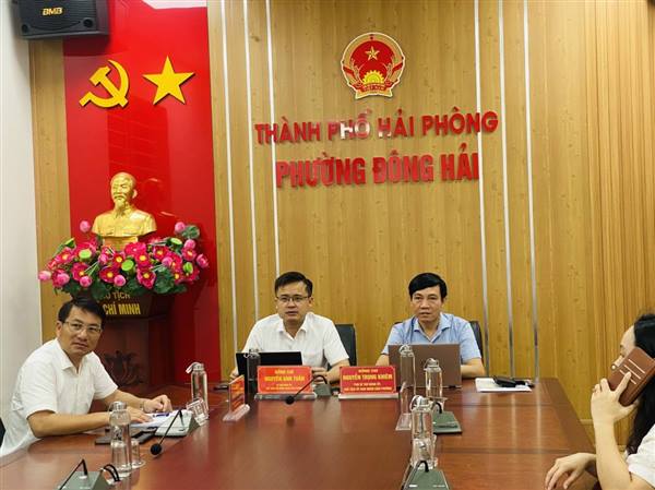 Phường Đông Hải dự trực tuyến Phiên họp thường kỳ UBND thành phố tháng 5/2026