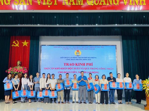 Công đoàn phường Đông Hải: Thành lập 4 công đoàn cơ sở mới, kết nạp 435 đoàn viên