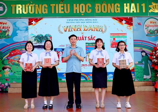 Trường Tiểu học Đông Hải 1 gặt hái nhiều thành tích ấn tượng trong năm học 2025–2026