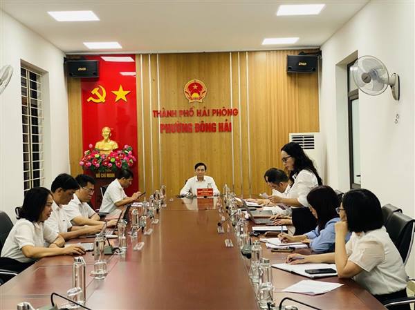 UBND phường Đông Hải họp phiên thường kỳ tháng 5, triển khai nhiệm vụ trọng tâm thời gian tới