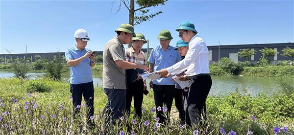 Phường Đông Hải phối hợp kiểm tra, bàn giao mốc GPMB Dự án đường sắt Lào Cai - Hà Nội - Hải Phòng