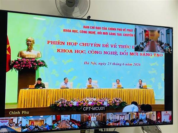 Phường Đông Hải tham dự hội nghị trực tuyến toàn quốc về phát triển khoa học, công nghệ, đổi mới sáng tạo và chuyển đổi số.