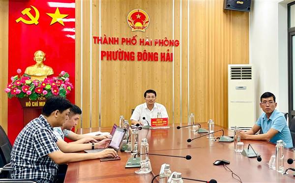 Phường Đông Hải tham dự Hội nghị trực tuyến về điều chỉnh kế hoạch kịch bản giải ngân vốn đầu tư công năm 2026
