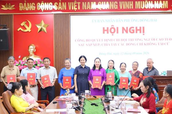Hội Người cao tuổi phường Đông Hải kiện toàn tổ chức Hội tại 16 tổ dân phố
