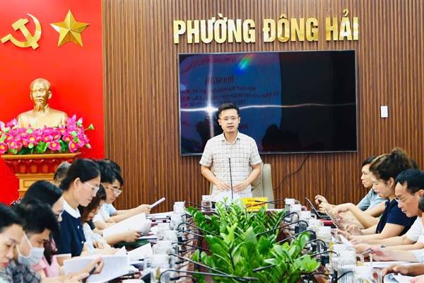 Phường Đông Hải tổ chức các hội nghị bàn, cho ý kiến về chủ trương sắp xếp, sáp nhập các trường công lập
