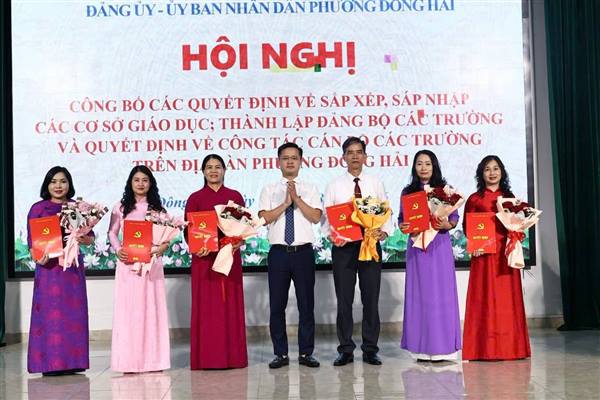 Phường Đông Hải: Từ 9 xuống 6 trường công lập sau sắp xếp.