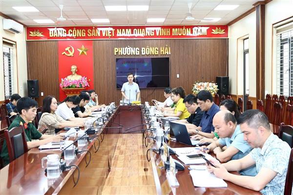 Ban Thường vụ Đảng ủy phường Đông Hải tập trung lãnh đạo, chỉ đạo thực hiện nhiệm vụ tháng 9
