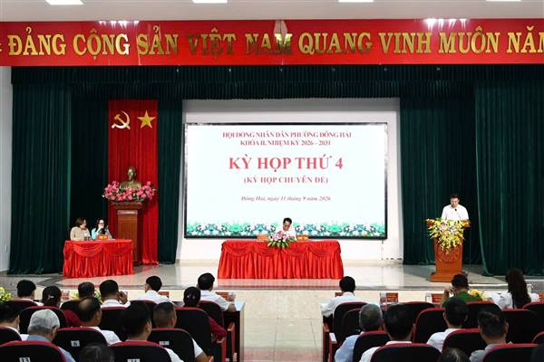 HĐND phường Đông Hải quyết nghị nhiều nội dung quan trọng tại kỳ họp thứ 4 (kỳ họp chuyên đề)