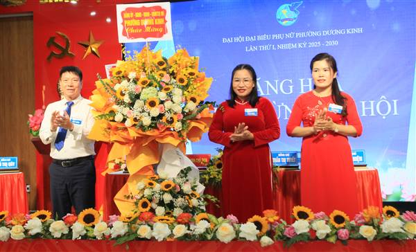 Đại hội đại biểu Phụ nữ phường Dương Kinh lần thứ I, nhiệm kỳ 2025 - 2030 