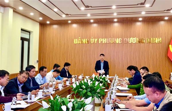 Thường trực Đảng ủy tổ chức Hội nghị đánh giá kết quả thực hiện nhiệm vụ tháng 10, triển khai nhiệm vụ trọng tâm tháng 11 năm 2025