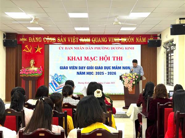 Khai mạc Hội thi giáo viên dạy giỏi giáo dục mầm non cấp phường năm học 2025 - 2026

