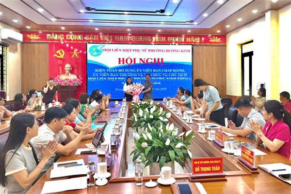 Hội nghị Ban Chấp hành Hội Liên hiệp Phụ nữ phường Dương Kinh 