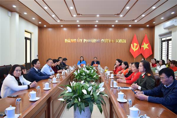 Hội Liên hiệp Phụ nữ phường Dương Kinh tổ chức Hội nghị tổng kết công tác Hội và phong trào phụ nữ năm 2025