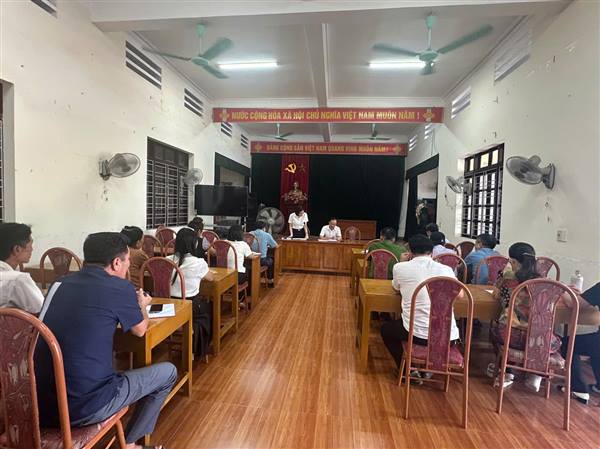 Phường Dương Kinh sơ kết công tác thu thuế sử dụng đất phi nông nghiệp