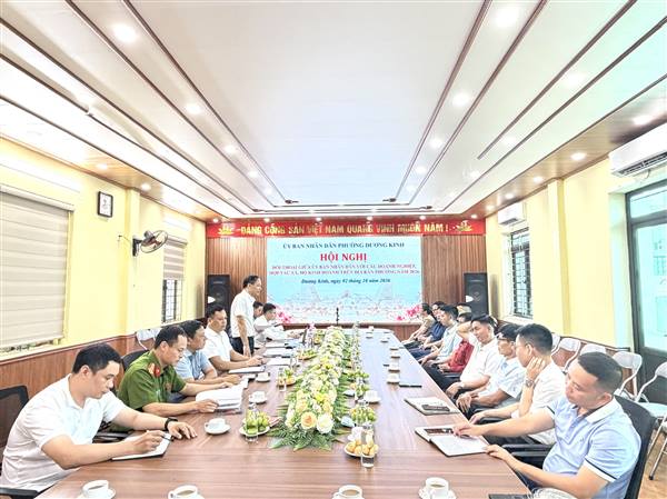PHƯỜNG DƯƠNG KINH TỔ CHỨC HỘI NGHỊ ĐỐI THOẠI VỚI DOANH NGHIỆP, HỢP TÁC XÃ, HỘ KINH DOANH NĂM 2026