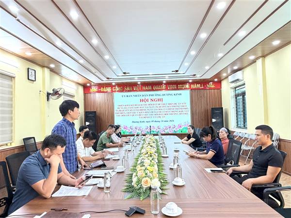 PHƯỜNG DƯƠNG KINH TRIỂN KHAI KẾ HOẠCH THU HỒI ĐẤT THỰC HIỆN DỰ ÁN TẠI NGÕ 178, ĐƯỜNG HẢI PHONG