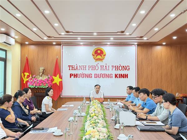 PHƯỜNG DƯƠNG KINH TỔ CHỨC ĐỐI THOẠI VỀ BỒI THƯỜNG, HỖ TRỢ, TÁI ĐỊNH CƯ DỰ ÁN KHU TÁI ĐỊNH CƯ ĐẠI THẮNG