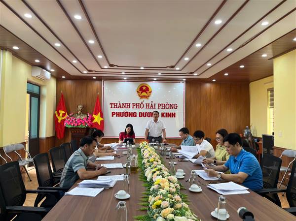 Ban Kinh tế - Ngân sách Hội đồng nhân dân phường Dương Kinh thẩm tra các nội dung trình tại kỳ họp thứ 2 (kỳ họp chuyên đề) Hội đồng nhân dân phường khóa II, nhiệm kỳ 2026-2031