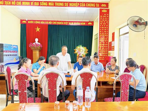 Hội Nông dân phường Dương Kinh kiểm tra công tác Hội và phong trào nông dân 6 tháng đầu năm 2026