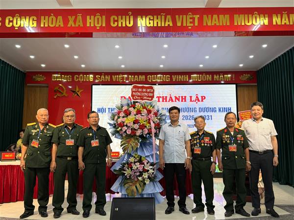 Phường Dương Kinh tổ chức Đại hội thành lập Hội Thương binh, bệnh binh lần thứ I, nhiệm kỳ 2026 - 2031