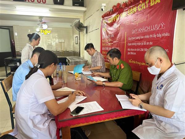Phường Dương Kinh triển khai hiệu quả “Tháng hành động vì an toàn thực phẩm” năm 2026