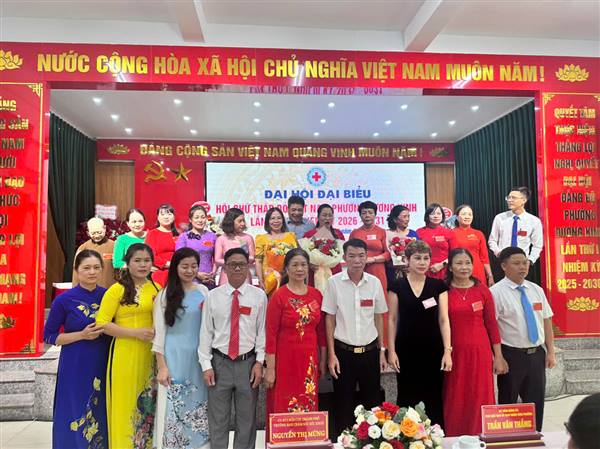 Đại hội Hội Chữ thập đỏ phường Dương Kinh: Đoàn kết - Nhân ái - Phát triển