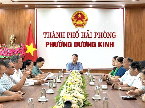 Ban Thanh tra nhân dân phường Dương Kinh tổ chức Hội nghị giao ban triển khai nhiệm vụ công tác 