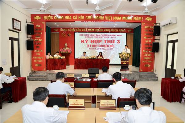 HĐND phường Dương Kinh thông qua nhiều Nghị quyết quan trọng về tổ chức bộ máy, sắp xếp tổ dân phố và đầu tư công năm 2026