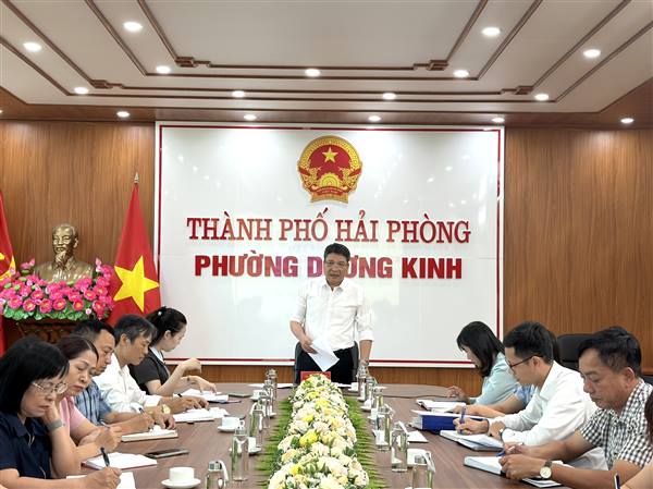 Hội đồng xét thăng hạng chức danh nghề nghiệp phường Dương Kinh tổ chức xét thăng hạng giáo viên mầm non, phổ thông công lập từ hạng III lên hạng II năm 2026