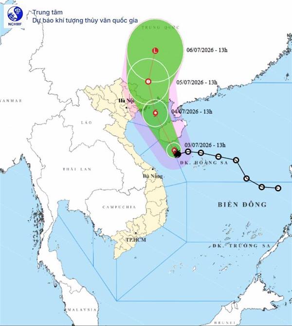 TIN BÃO KHẨN CẤP (BÃO SỐ 1)