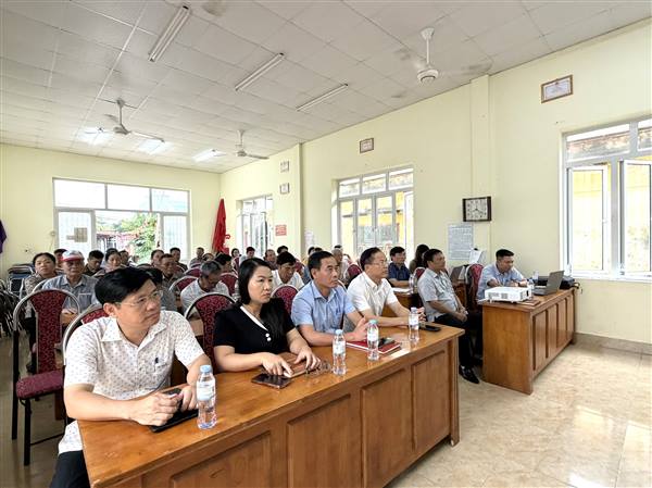Phường Dương Kinh tổ chức họp triển khai Kế hoạch thu hồi đất thực hiện Dự án khu tái định cư 2,7 ha tại tổ dân phố Đại Thắng