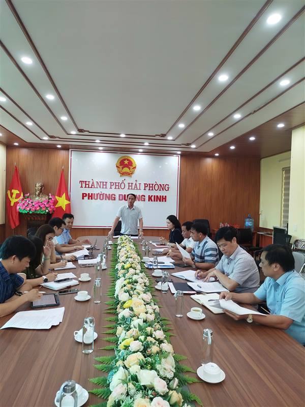 Ban Kinh tế - Ngân sách HĐND phường Dương Kinh khảo sát, thẩm tra các nội dung trình Kỳ họp thứ 5