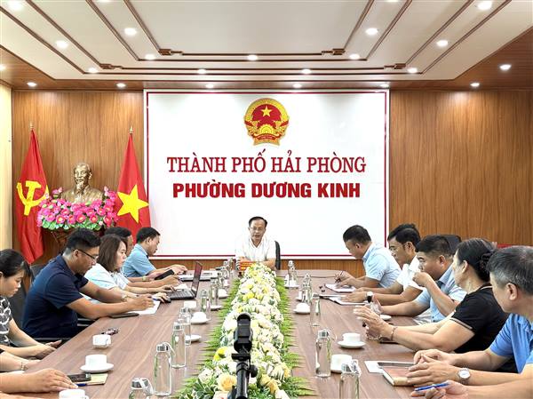 Phường Dương Kinh tiếp tục triển khai đồng bộ công tác kê khai, đăng ký và hoàn thiện cơ sở dữ liệu đất đai trên địa bàn