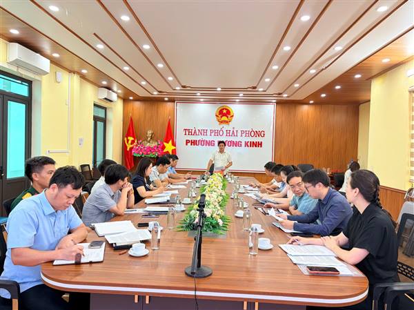 Phường Dương Kinh: Tập trung cao độ, hoàn thành các nhiệm vụ trọng tâm tháng 9