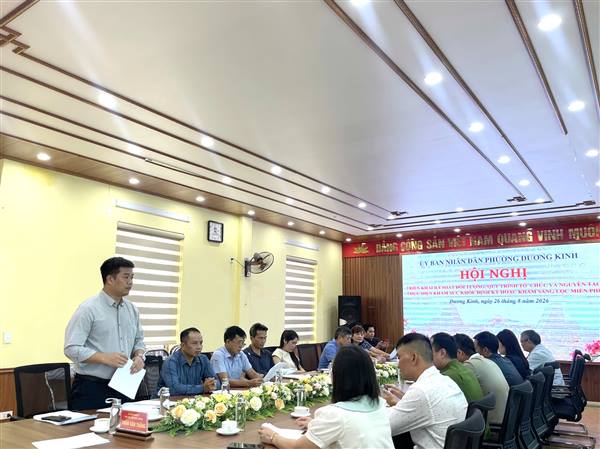 Phường Dương Kinh triển khai rà soát đối tượng khám sức khỏe định kỳ, khám sàng lọc miễn phí 