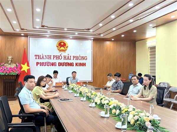 Phường Dương Kinh dự Phiên họp thường kỳ tháng 7/2026 của UBND thành phố 