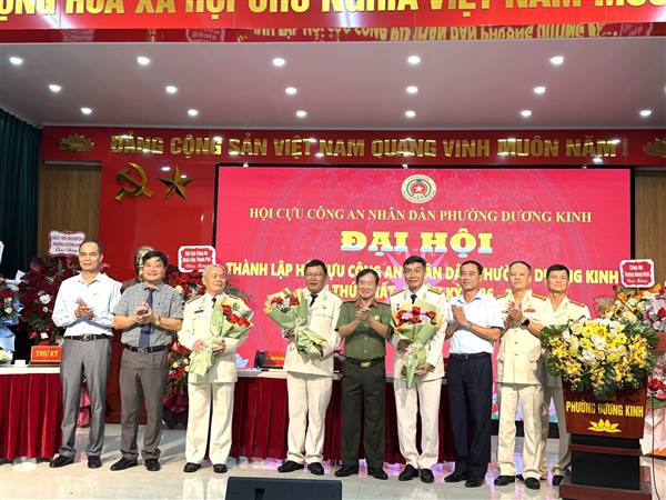 PHƯỜNG DƯƠNG KINH TỔ CHỨC ĐẠI HỘI THÀNH LẬP HỘI CỰU CÔNG AN NHÂN DÂN LẦN THỨ I, NHIỆM KỲ 2026 - 2031