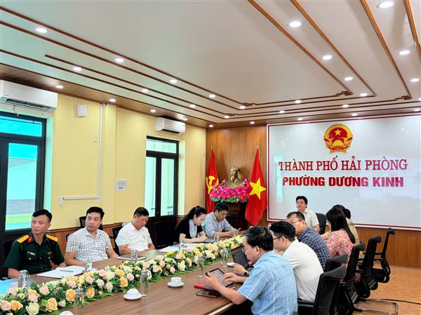 Phường Dương Kinh tham dự phiên họp thường kỳ UBND thành phố tháng 9 năm 2026 