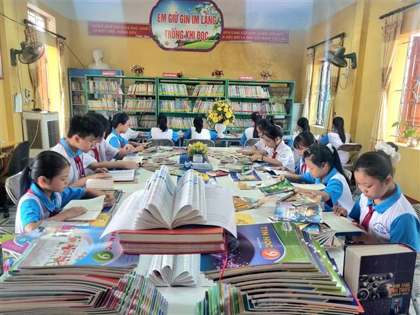 CÁC TRƯỜNG HỌC TRÊN ĐỊA BÀN XÃ TÍCH CỰC HƯỞNG ỨNG TUẦN LỄ HỌC TẬP SUỐT ĐỜI NĂM 2025 