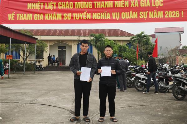 Những lá đơn tình nguyện nhập ngũ tại xã Gia Lộc