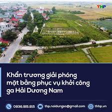 UBND xã Gia Lộc khẩn trương thực hiện công tác giải phóng mặt bằng phục vụ việc khởi công ga Hải Dương Nam thuộc Dự án đường sắt tốc độ cao Lào Cai - Hà Nội - Hải Phòng.