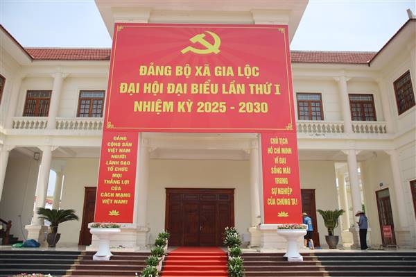 225 đại biểu dự Phiên trù bị Đại hội đại biểu Đảng bộ xã Gia Lộc lần thứ I, nhiệm kỳ 2025-2030