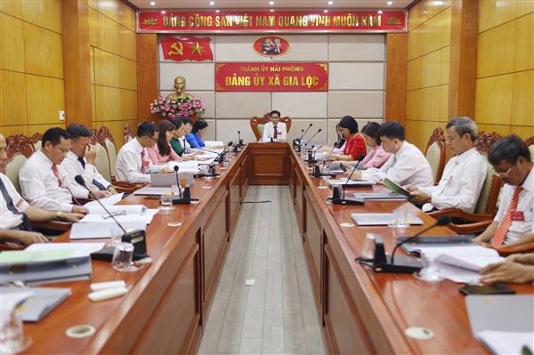 Sau phiên trù bị, Đại hội được chia thành 4 Tổ để thảo luận góp ý vào các dự thảo văn kiện trình Đại hội Đảng bộ xã.