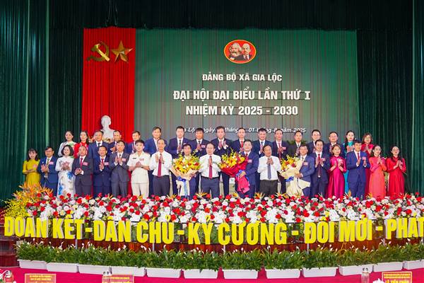 Đại hội đại biểu Đảng bộ xã Gia Lộc lần thứ I