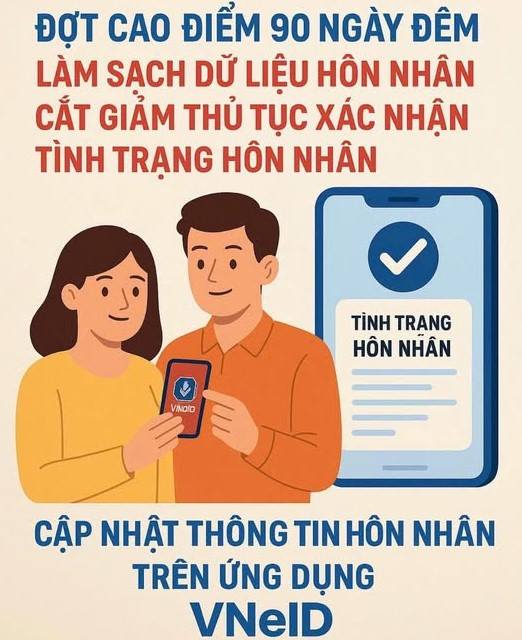 Hải Phòng mở đợt cao điểm làm sạch dữ liệu hôn nhân