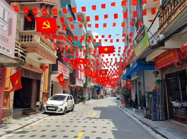 Gia Lộc rực rỡ cờ hoa chào mừng Đại lễ 2/9 - ngày Tết Độc lập của dân tộc