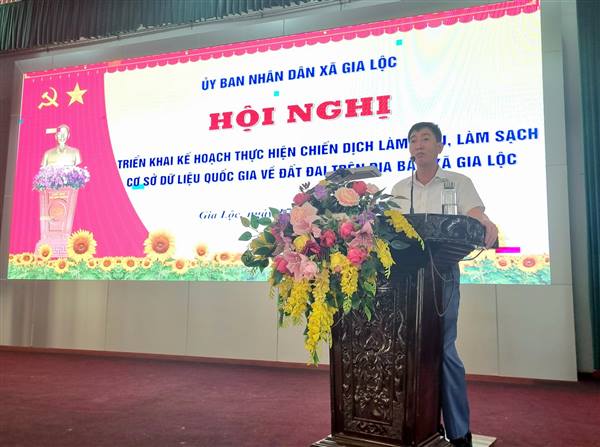 GIA LỘC TRIỂN KHAI CHIẾN DỊCH LÀM GIÀU, LÀM SẠCH CƠ SỞ DỮ LIỆU QUỐC GIA VỀ ĐẤT ĐAI